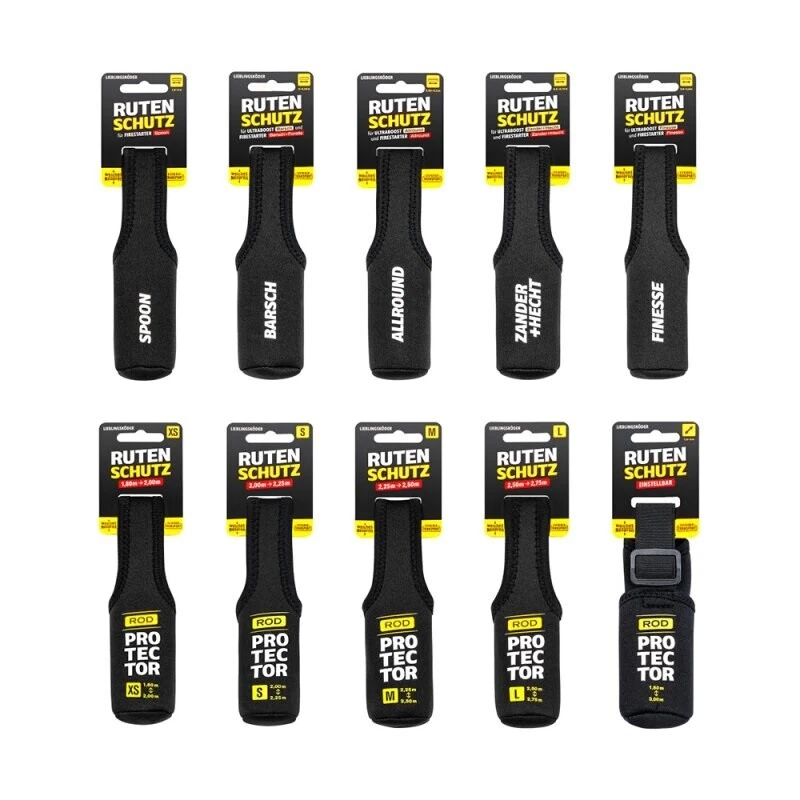 Lieblingsköder Rutenschutz Rod Protector verstellbar Ruten-Cover Rutenbänder - Bild 1 von 1