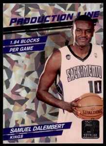 2010-11 Panini Donruss Production Line Cracked Ice Samuel Dalembert . Sacramento - Picture 1 of 2