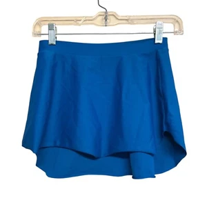 Capezio X Bradon Girls Medium 7-8 Teal Blue Ballet Skirt - Picture 1 of 6