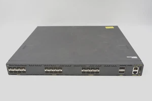 EMC Celestica D2024 24-Port 1U 10Gb FC 2x 40GbE Switch P/N:100-575-036-01 Tested - Photo 1/3