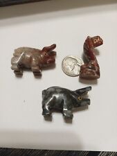 Collectible Hand Carved Miniature Animal Figurines 