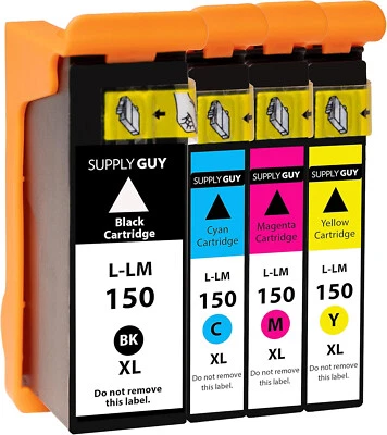 4 Ink cartridges compatible with Lexmark 150xl Multipack for INTERPRET S-415 INT - Image 1 of 4