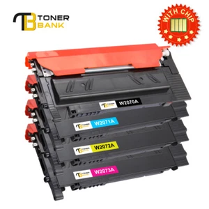 4x Toner W2070A 117A Fits For HP Laser 150nw 150a MFP 178nw MFP 179fnw W/ Chip - Picture 1 of 12