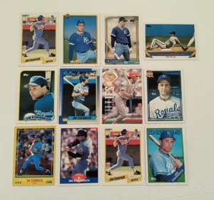 Phillies Royals Jim Eisenreich Lot 198 Topps 348 1995 Leaf 149 1988 Score 456 - Picture 1 of 12
