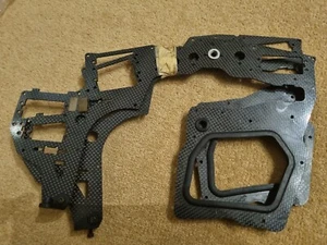 Raptor X50 (Nitro) Carbon Fibre Main Frames (pair) - Picture 1 of 2