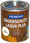 Dauerschutzlasur PLUS aromatenfreie Holzlasur Nr. 9510 kalkweiss Renovo 750ml