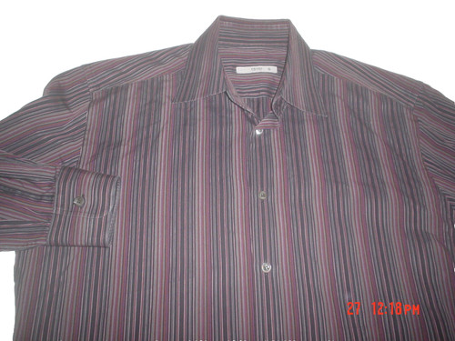 CAMICIA UOMO PRADA MADE IN ITALY CON BOTTONI TAGLIA 16 41