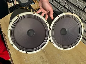 12" matched PAIR full range Valvo Philips Hamburg vintage speakers 1964 - Picture 1 of 9