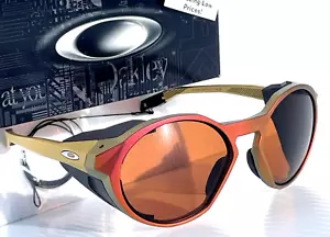 NEW Oakley CLIFDEN Matte Red Gold Shift Round PRIZM Bronze Lens Sunglass 9440-23 - Picture 1 of 15
