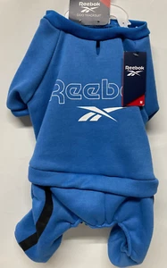 REEBOK Stretchy soft Logo Winter/Fall Dog one piece Tracksuit Dog size Medium - Picture 1 of 5