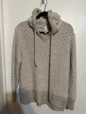 Cárdigan con capucha Greentea para mujer, crema/bronceado, XL, USADO EN EXCELENTE ESTADO Foto 1 de 4