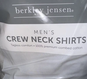 Berkley Jensen 6pk Men’s XXXL Crew Neck Shirts - White - Picture 1 of 3