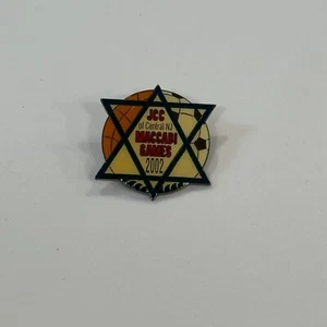 Israel New Jersey JCC Maccabi Games Pin Vtg 2002 Star Of David - Picture 1 of 3