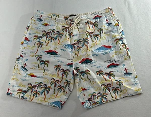 Scotch & Soda The Fave Printed Bermuda Shorts Mens Multicolor Size Large - Picture 1 of 9