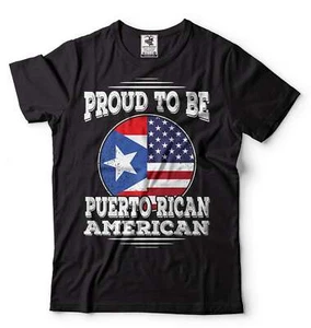 Puerto Rico Flag Shirt Puerto Rican Patriotic Shirt American Puerto Rican Shirt - Picture 1 of 8