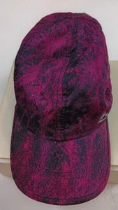 Womens RBX Blank Purple Black Stretch Adjustable Baseball BallCap Hat EUC - Picture 1 of 8