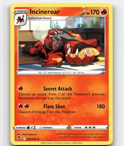 Pokemon Incineroar 32/195 Tempesta d'argento quasi nuovo/m - Foto 1 di 1