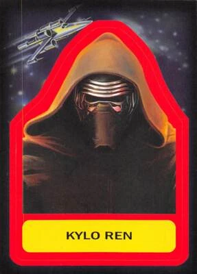 2015 Topps Star Wars Journey To The Force Awakens Sticker #S11 Kylo Ren - Image 1 of 3