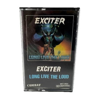 Exciter CASSETTE TAPE Long Live the Loud 1985 Thrash Metal Combat Rare OOP - Image 1 of 4