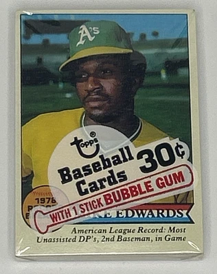 1979 Topps Baseball Cello Pack–Mike Edwards Front-Tenace Back–Vintage Unopenedk - Image 1 of 3