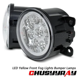 For MITSUBISHI OUTLANDER 2007-2009 Front Bumper Clear Len LED Fog Light Bulbs - Picture 1 of 17