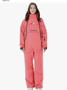 Women One Piece Ski Suit Waterproof Ski Jumpsuit Winter Snowsuits- size XSmall - Picture 1 of 7