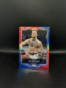 2025 Topps Chrome UFC Conor McGregor rifrattore rosso e blu #B - Foto 1 di 2