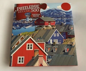 Nuevo rompecabezas de 500 piezas "Picturesque Village of Tasilaq, East Greenwood" 20" x 12" - Imagen 1 de 11