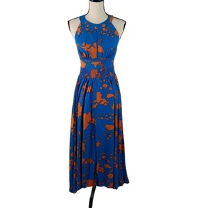 Abel The Label Charlie Maxikleid Neckholder hinten offen Blumen, Small - Bild 1 von 9
