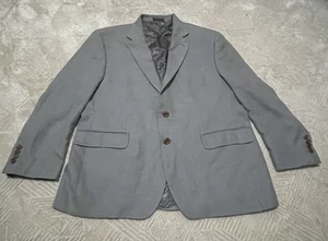 Ralph Lauren Herren Blazer 44 S Sport Mantel Grau Seide Wolle Zweiknopf Blazer - Bild 1 von 11