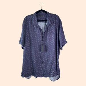 John Varvatos Loren Printed Button Down Shirt - Picture 1 of 8