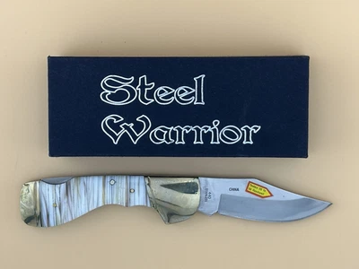 Steel Warrior Collector Knife ~ Pearl Tusk Choctaw ~ SW-105 PT - Image 1 of 4