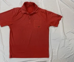 Golf Club Of Amelia Island Nike Golf Polo Shirt Men’s Medium Orange - Picture 1 of 8
