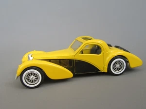 C545 Solido Hachette France Bugatti Type 57 S Atalante Yellow 1:43 - Picture 1 of 8