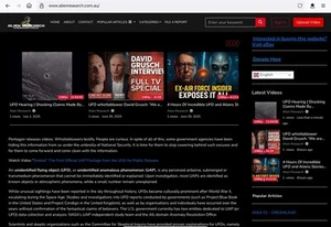 Wordpress Website, UFO/ALIEN Video Upload Platform. - Picture 1 of 6