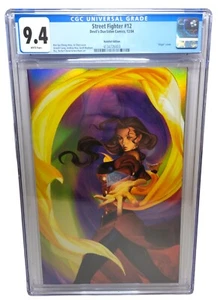 Street Fighter #12 CGC Graded 9.4 Holofoil Edition Virgin Cover 2004 - Picture 1 of 2