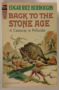 Back To The Stone Age by Edgar Rice Burroughs / Ace Books # F- 245 Digest Size - Imagen 1 de 3