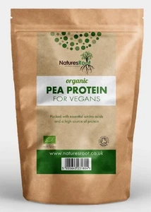 Natures Root Organic Pea Protein - 60g | 125g | 250g | 500g | 1kg | 2kg VEGAN - Picture 1 of 8
