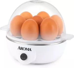 ® Overly Easy Egg Cooker, Steamer, and Electric Egg Poacher | XL Capacity Egg St - Picture 1 of 12