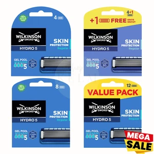 Wilkinson Sword Hydro5 Skin Protection Regular Klingen 4,5,8,12er OVP & Blister - Bild 1 von 14