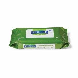 *1-Pack* Medline FitRight Aloe Personal Cleansing Cloths MSC263754 - Picture 1 of 2