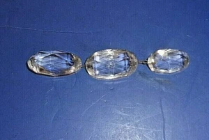 ANTIQUE 5" CUT CRYSTAL CHANDELIER CHAIN Connector PARTS PRISM SUN CATCHERS #108 - Picture 1 of 4