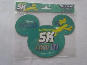 Disney 5K "I Did it!" Pluto 2020 Car Magnet runDISNEY WDW ~ NEW - Picture 1 of 2