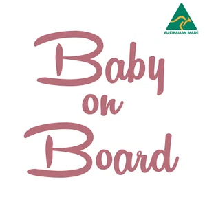 Baby On Board Warning Vinyl Decal Sticker 20 cm x 19 cm - Picture 1 of 16