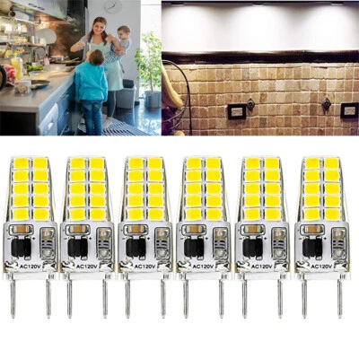 G8 LED Bulbs T4 Type 20-25W Equivalent 6000K Bi-Pin Base Outdoor Landscape Light - Image 1 of 4