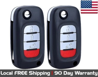 2x New Quality Replacement Key Fob Remote For Select Smart For Two / four - Image 1 of 4