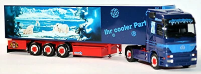 Mercedes Actros LH Semirimorchio Frigorifero Autoarticolato Il Eisbär 1:87 - Immagine 1 di 4