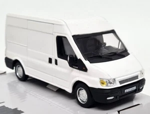 Cararama 1/43 Ford Transit Panel Van 2000 Mk6 White Diecast Model Car - Picture 1 of 5