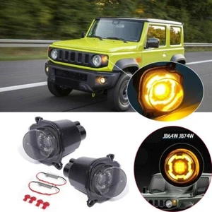 Lámpara de luz de giro delantera de repuesto negra para Suzuki Jimny JB64W JB74 2019+ - Imagen 1 de 12
