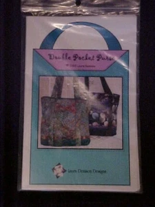 Laura Denison Designs Double Pocket Purse Sewing Pattern - Picture 1 of 2